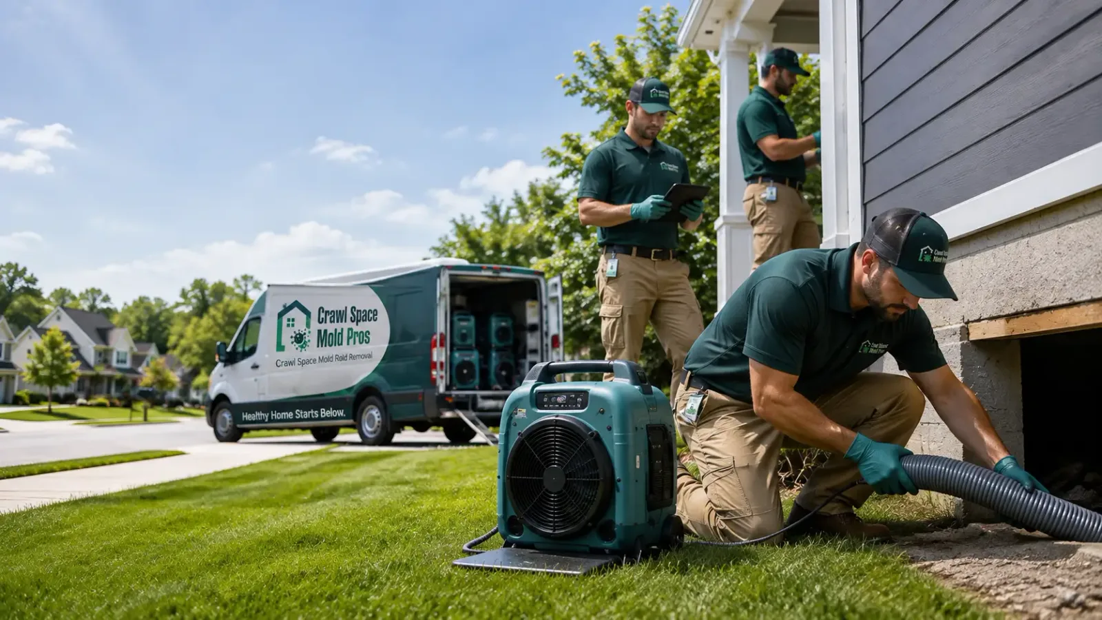 Crawl Space Mold Removal in Cando, ND